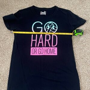 Under Armour Black HeatGear Tee (Go Hard Or Go Home)